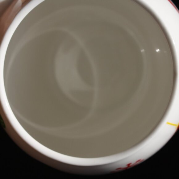 Vintage Mickey Mouse Santa Christmas Mug Enesco Large mug Holiday mug Disney - Picture 7 of 7